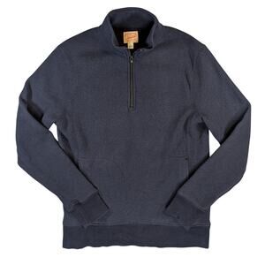 J.Crew The Sporting Life Summit Fleece 1/4 Zip Sweater Navy Men’s Small S